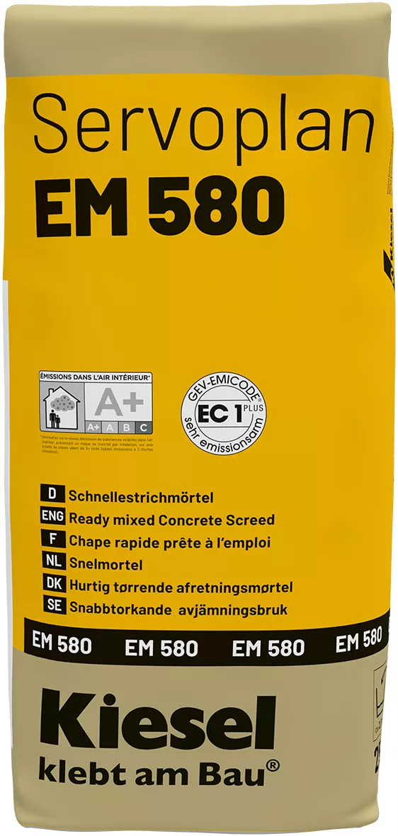 Fast screed mortar Kiesel Servoplan EM 580 25 Kg