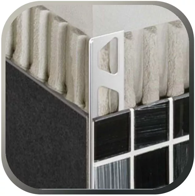 Outer edge of the finishing profile