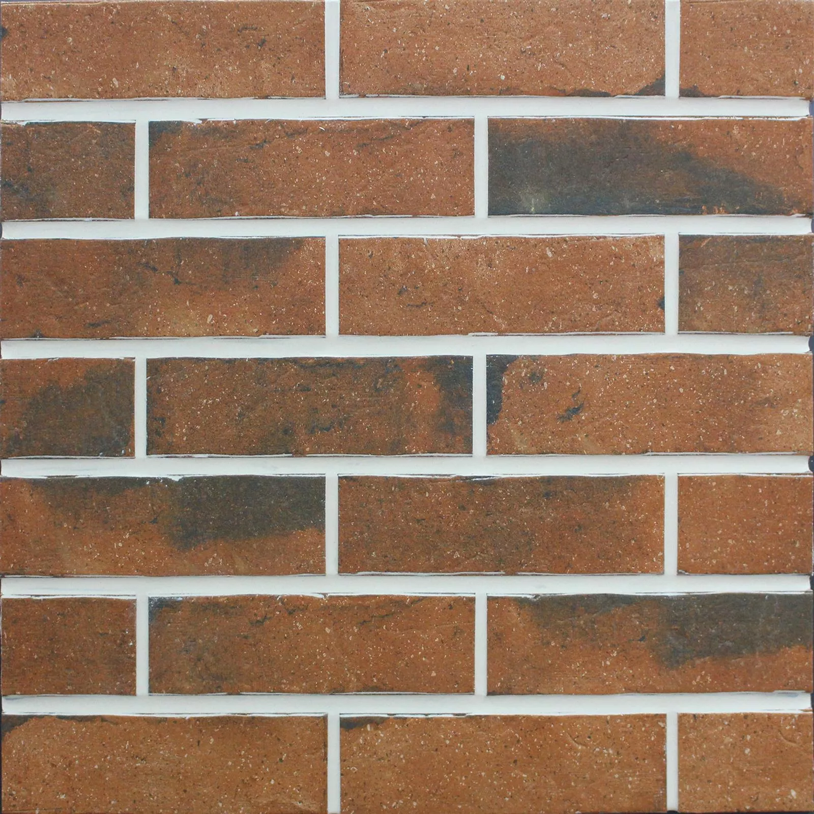 Floor Tiles Leverkusen 7,1x24cm Straps Red