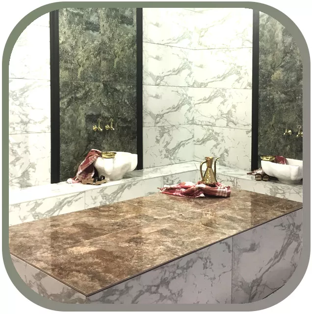 Marble tiles
