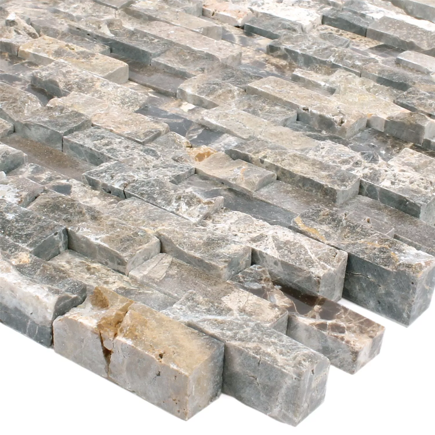 Mosaic Tiles Marble Sirocco Emperador 3D