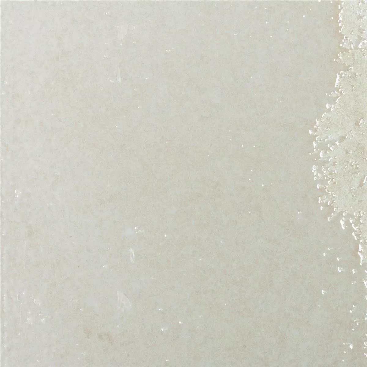 Wall Tiles Lara Glossy Waved 15x15cm Blanc