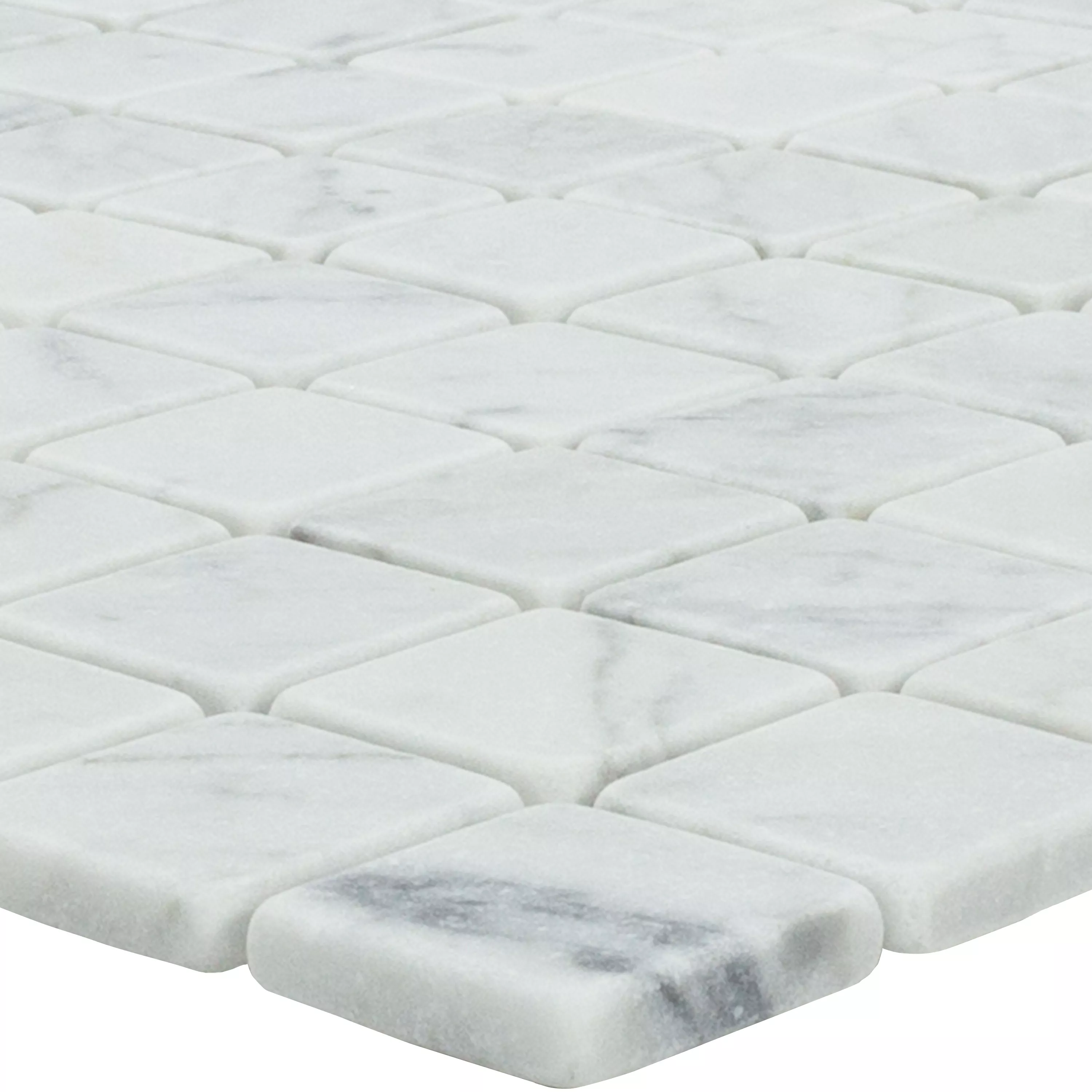 Marble Natural Stone Mosaic Tiles Venantius Blanc