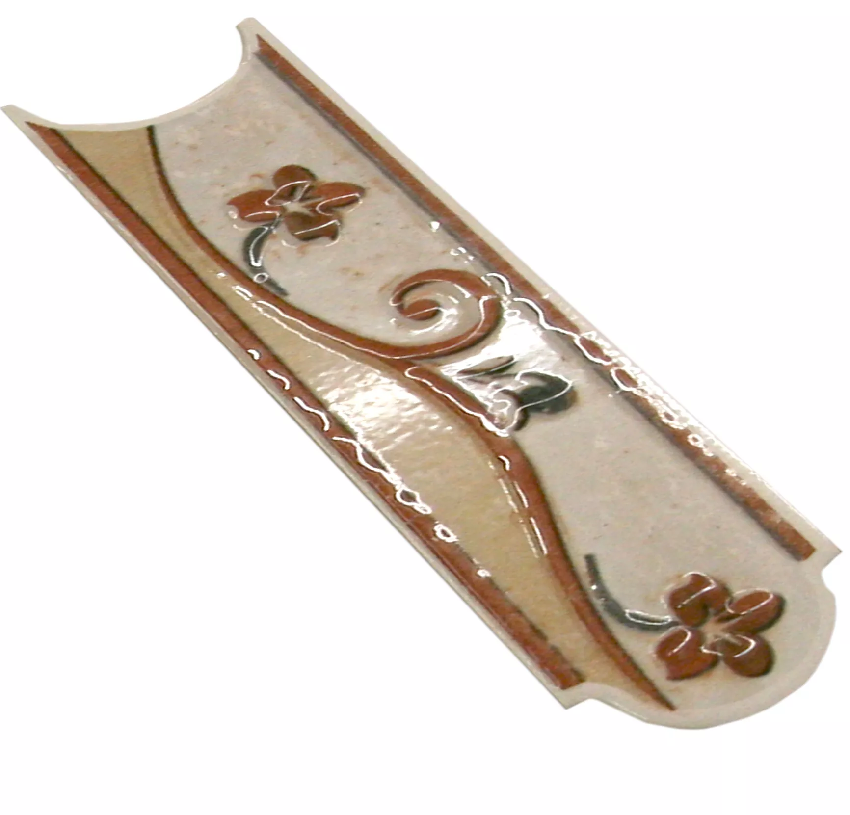 Ceramic Tiles Border Frognot Beige 5x20cm