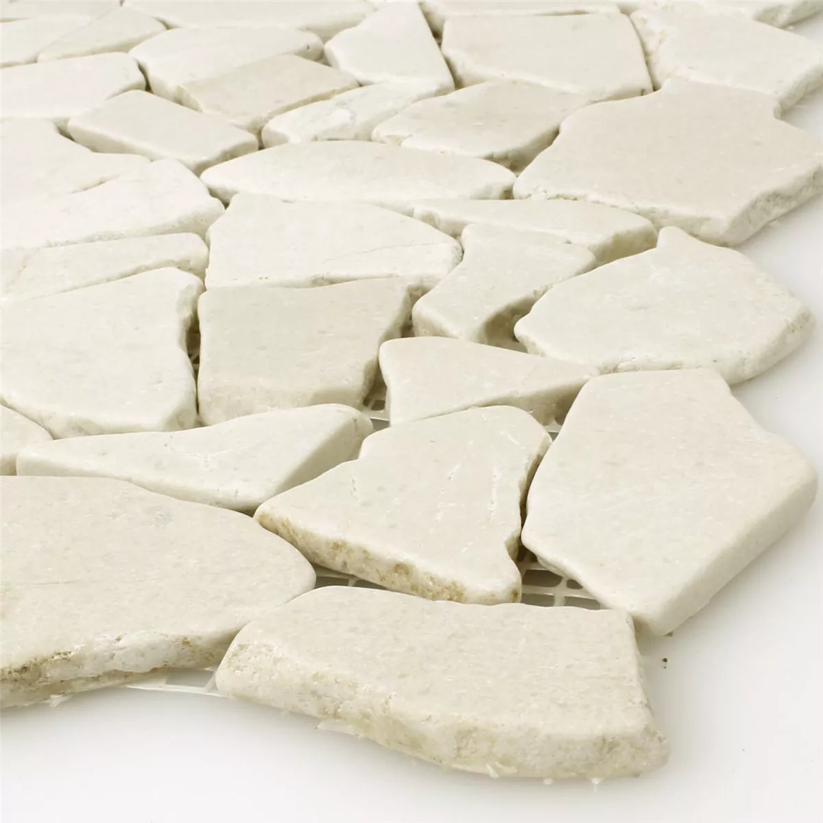 Marble Broken Natural Stone Mosaic Tiles Solares Botticino