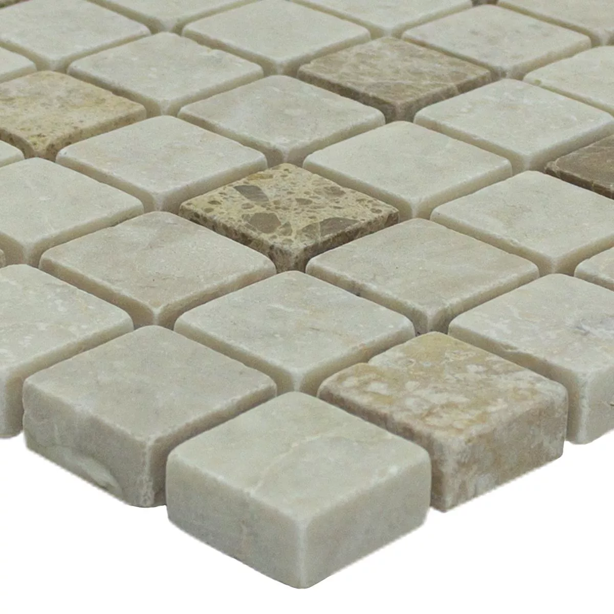 Natural Stone Mosaic Tile Fridali Beige Brown