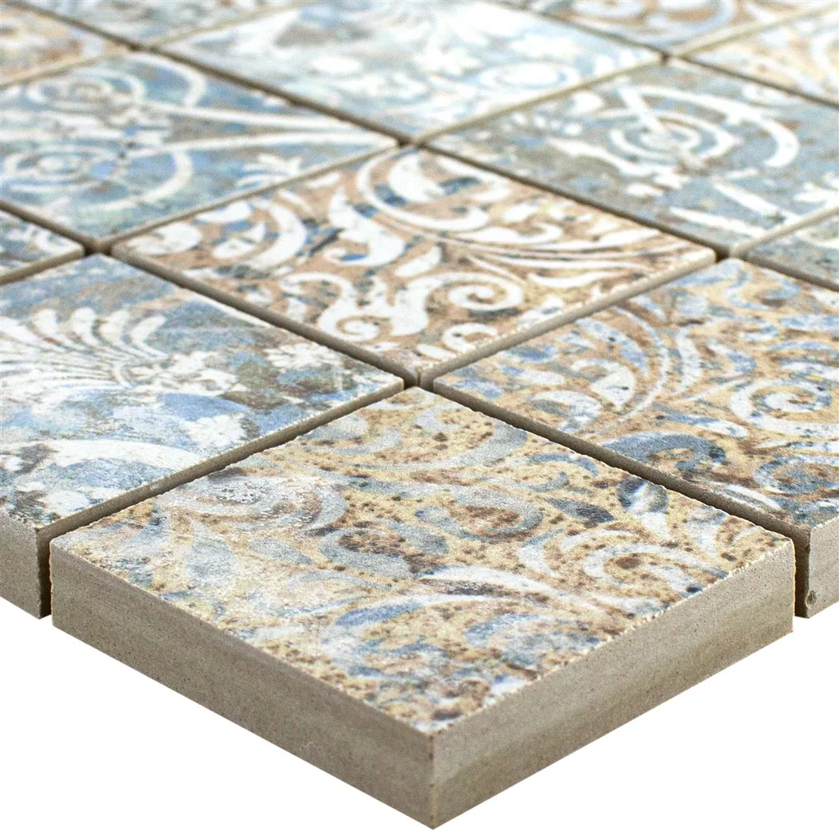 Ceramic Mosaic Tiles Patchwork Colored 47x47mm