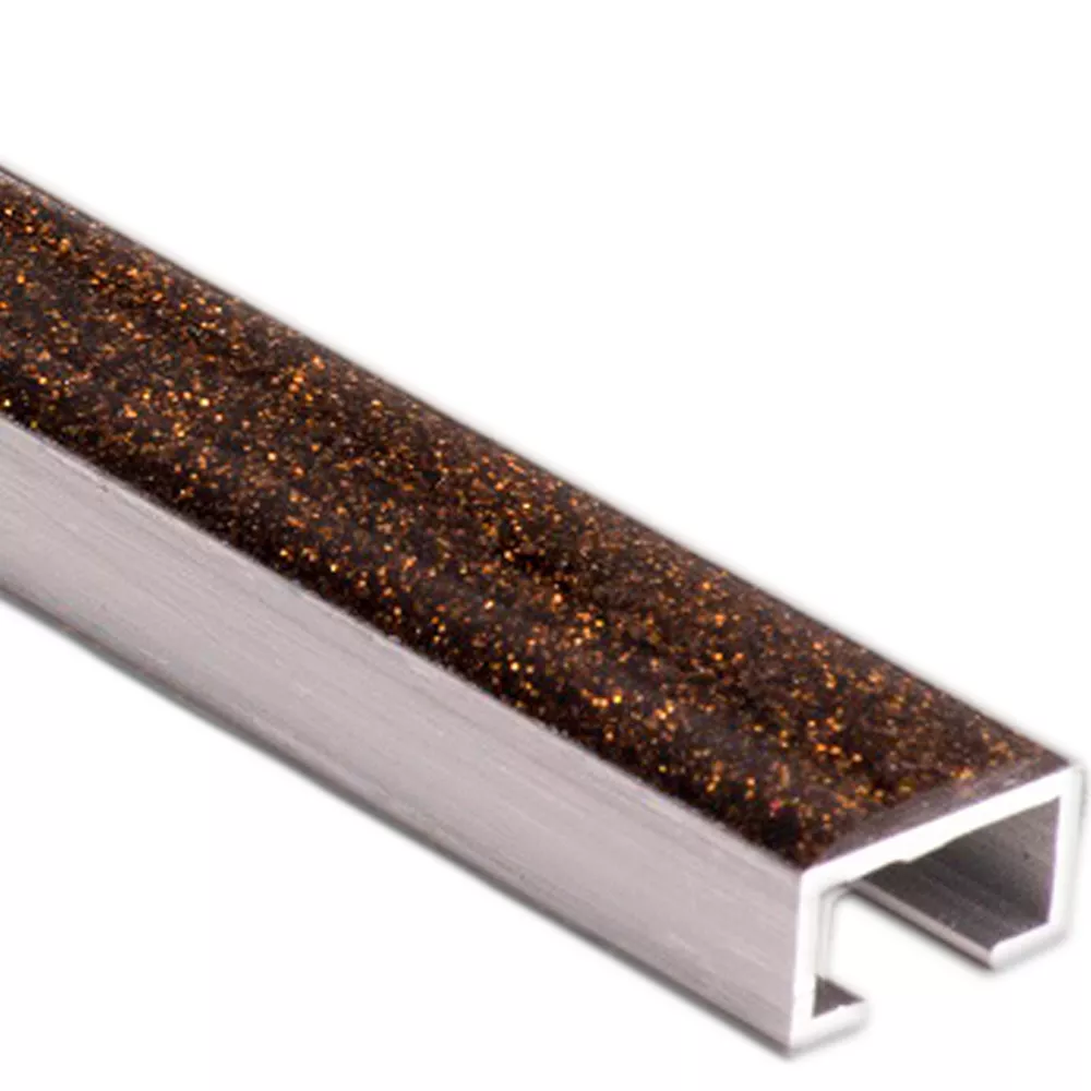 Bordes de Azulejos Vienna Marrón Brillo 15x600mm