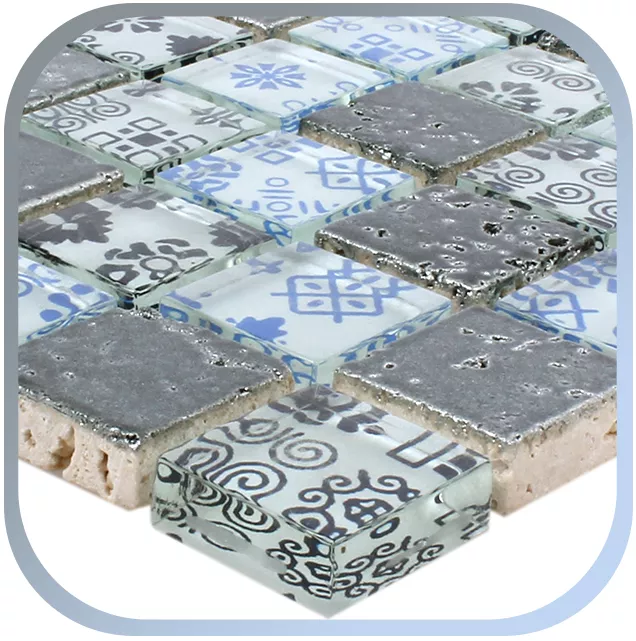 Glass Natural Stone Mosaic
