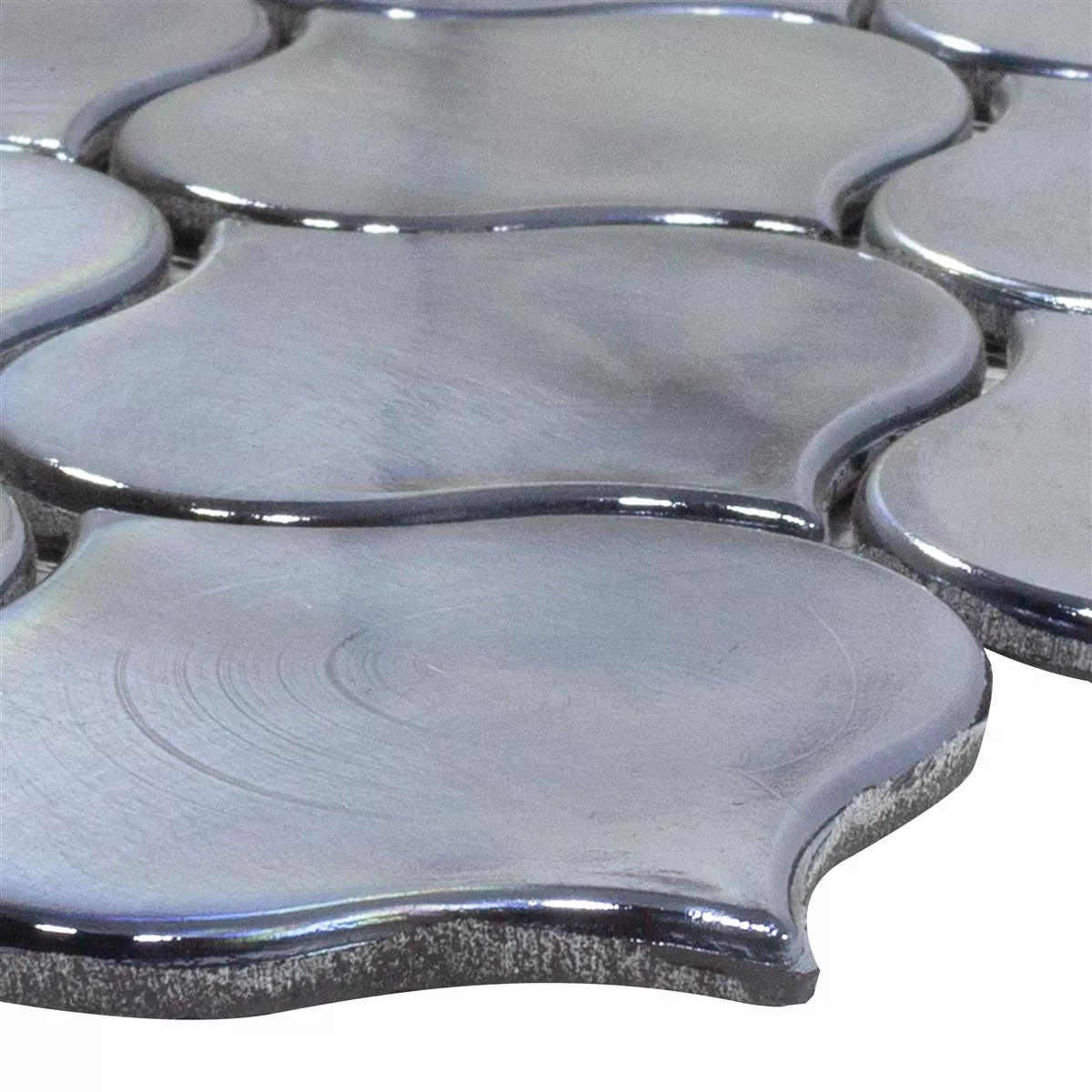 Mosaico de Cristal Azulejos Andalucia Arabesque Negro