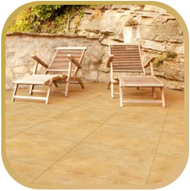 Outdoor garden tiles