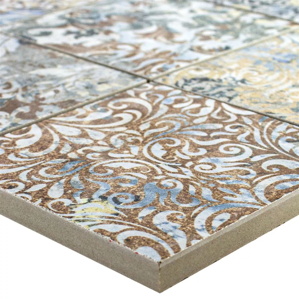 Ceramic Mosaic Tiles Patchwork Colored 95x95mm