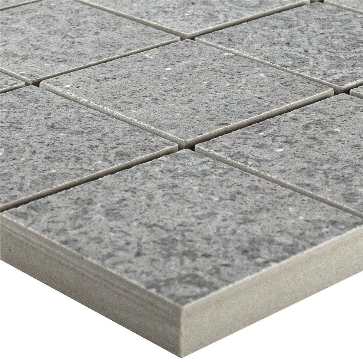 Ceramic Mosaic Tiles Jeylo Retro Optic Grey Q48
