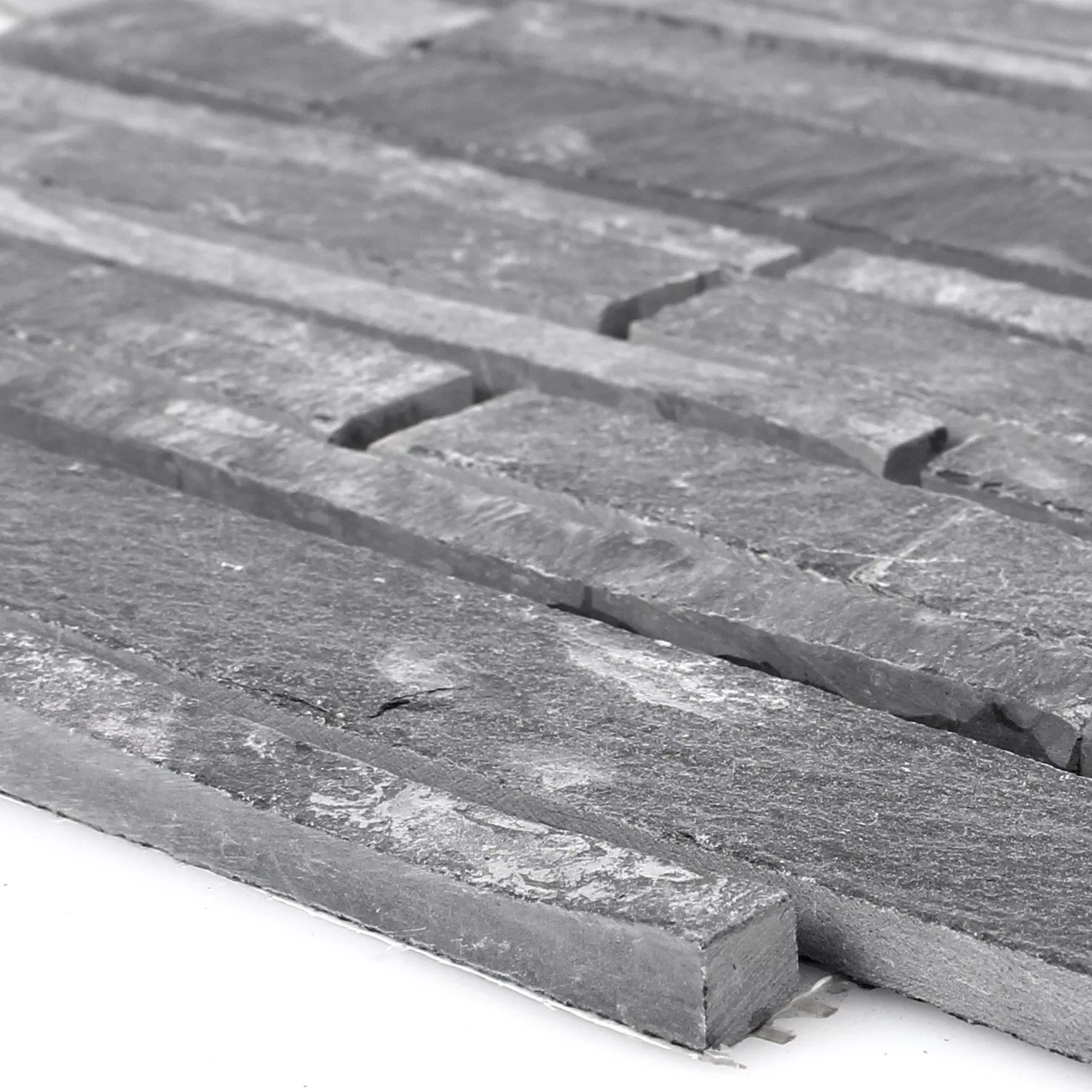 Mosaic Tiles Natural Stone Kilis Slate Black