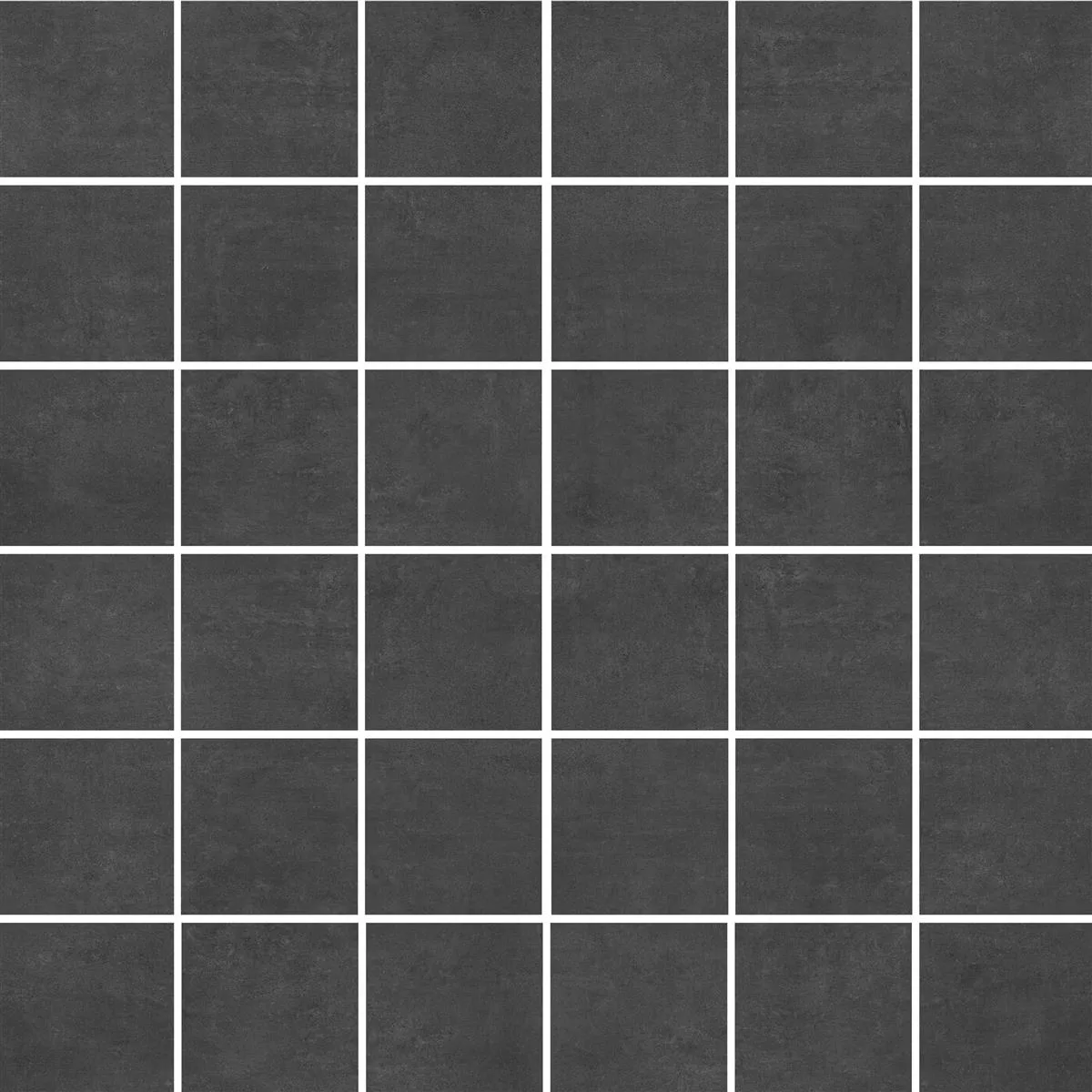Mosaic Tiles Cairo Anthracite Square 6mm