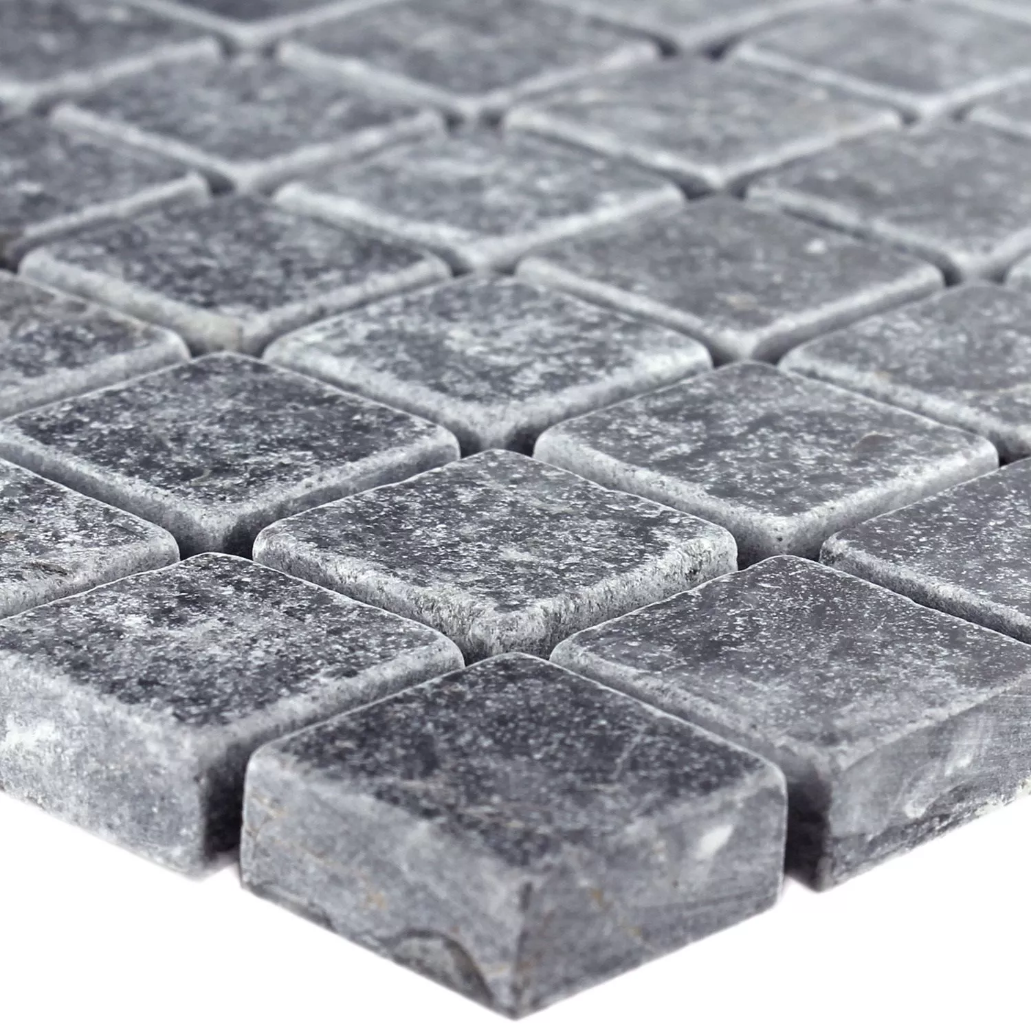 Mosaic Tiles Marble Visso Nero 23