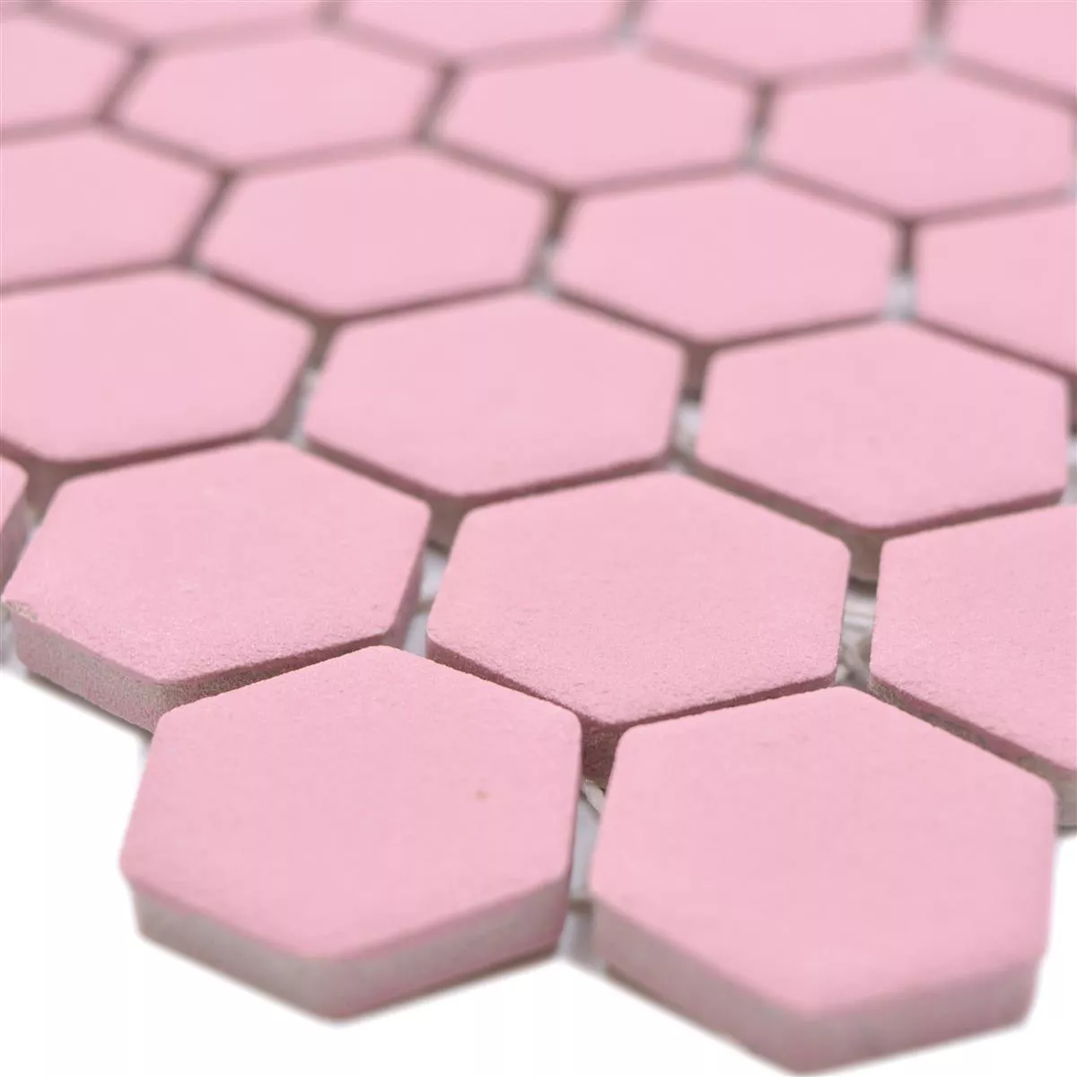 Ceramic Mosaic Bismarck R10B Hexagon Pink H23