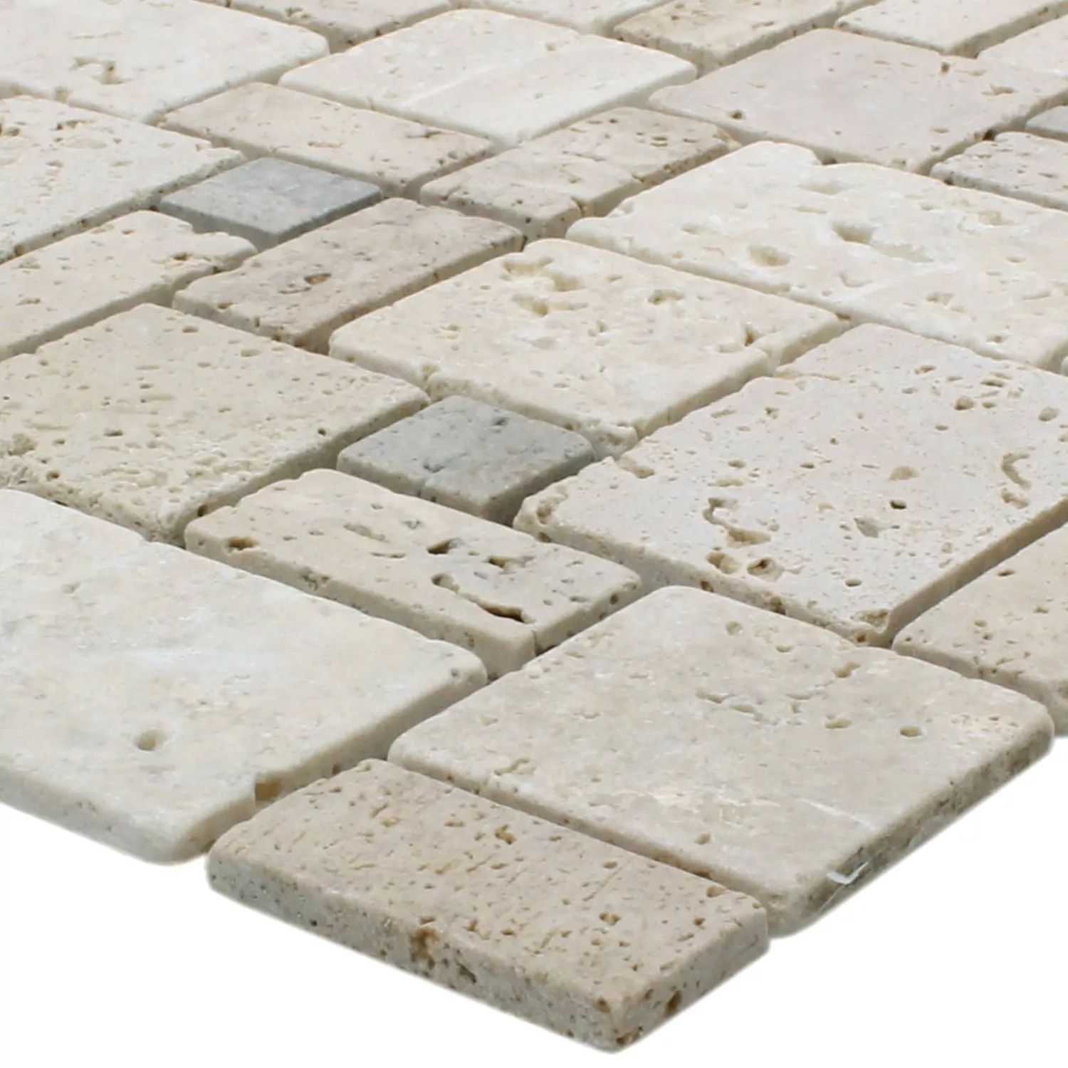 Mosaic Tiles Airbrush Travertin Beige