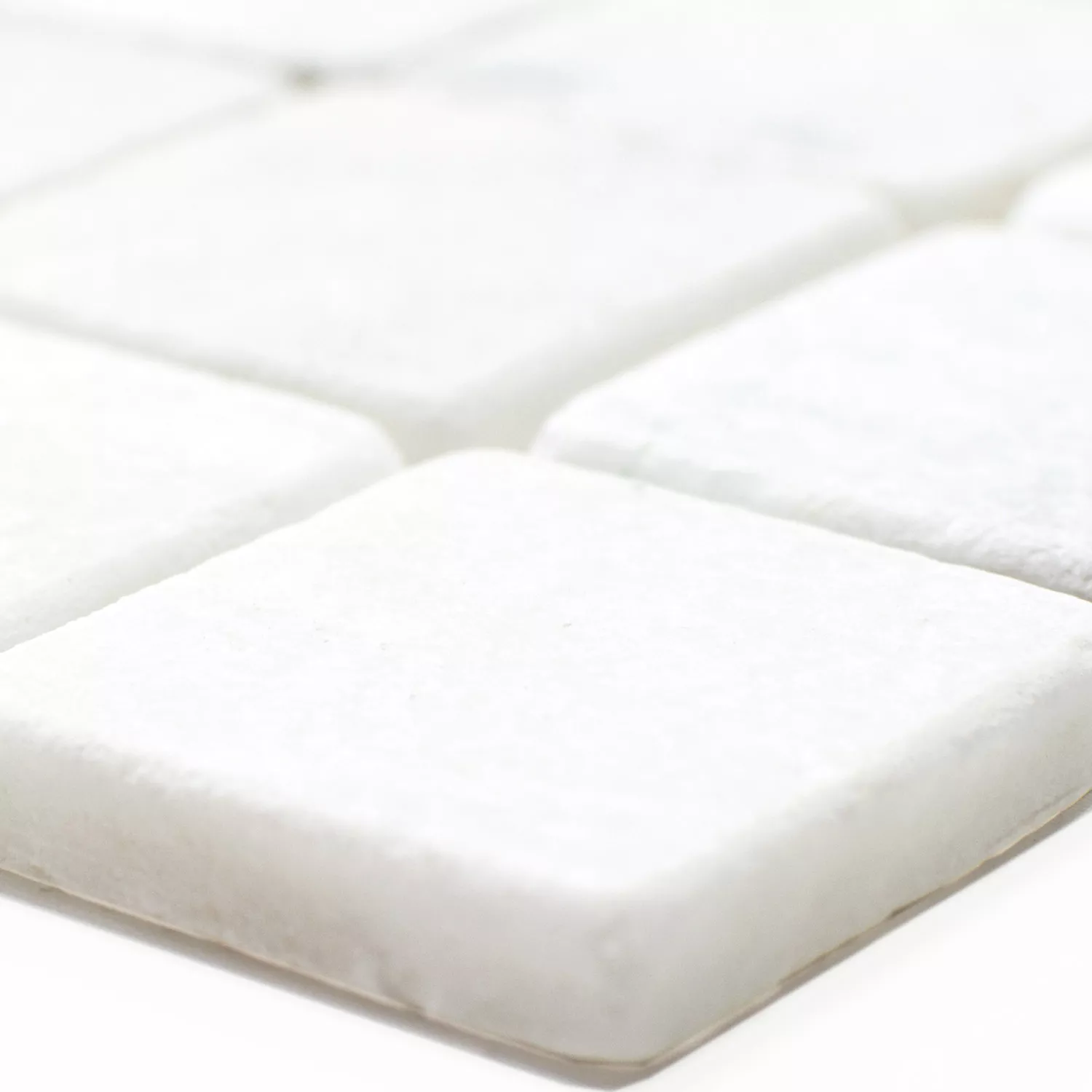 Mosaic Tiles Marble Treviso White 48