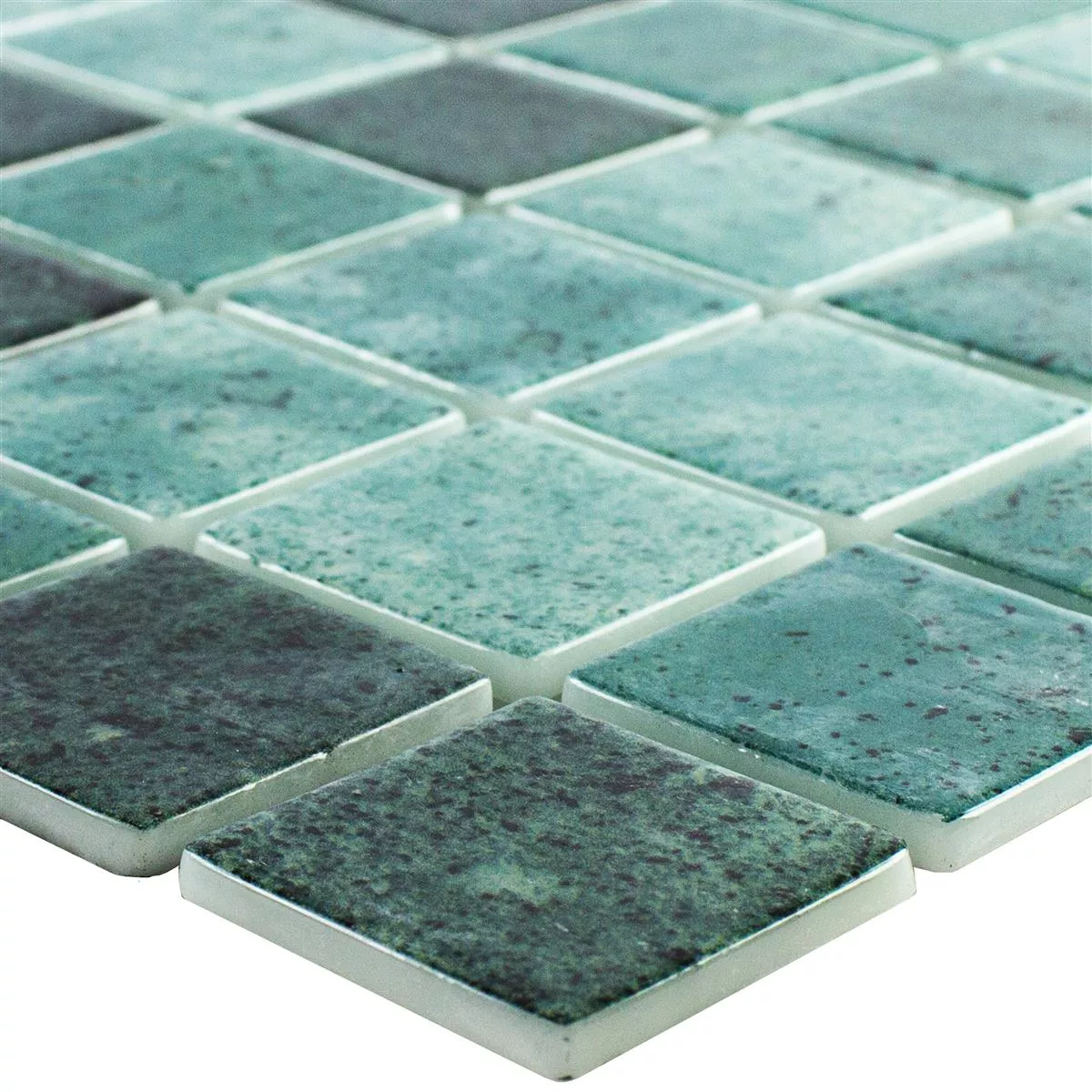 Glass Mosaic Swimming Pool Baltic Green 38x38mm